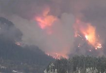 Eagle Creek Fire Raw Footage